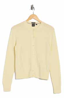 BOSS Fadenasi Virgin Wool Cardigan
