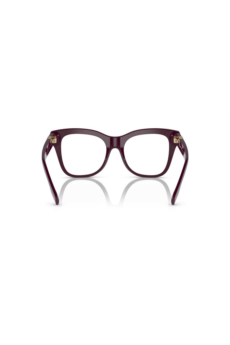 52mm Square optical glasses, Alternate, color, Red