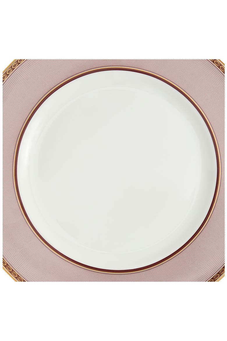 Red Splendor 22K Gold Accent Bone China Dinner Plate, Alternate, color, MULTI