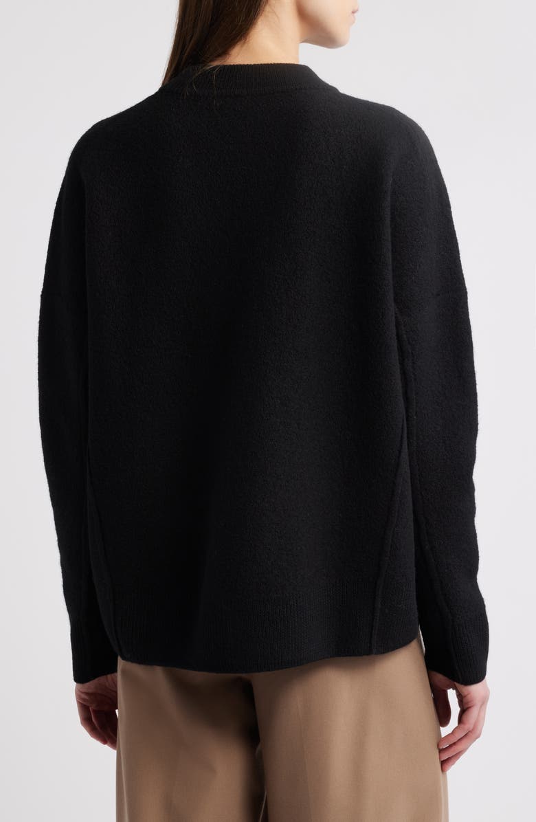 COS Oversize Boiled Wool Sweater, Alternate, color,