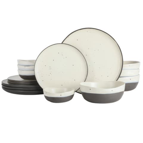 Rhinebeck 16-Piece Double Bowl Dinnerware Set