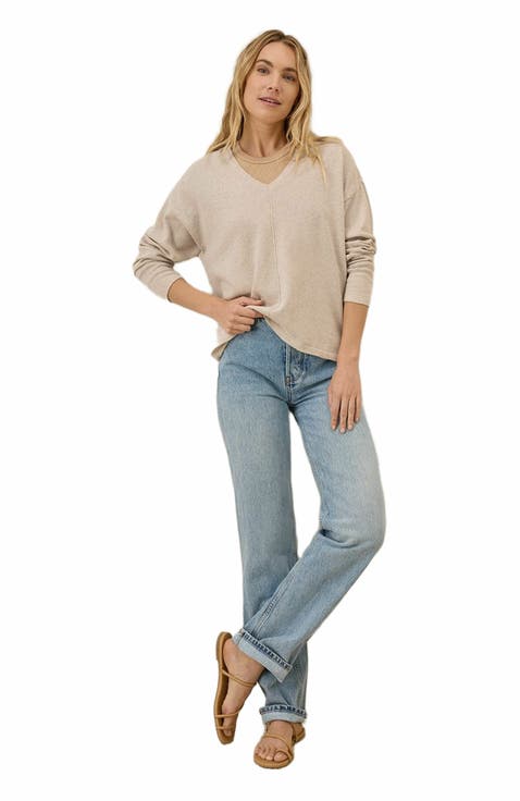Organic Cotton Classic Fine Knit Relaxed Sweater