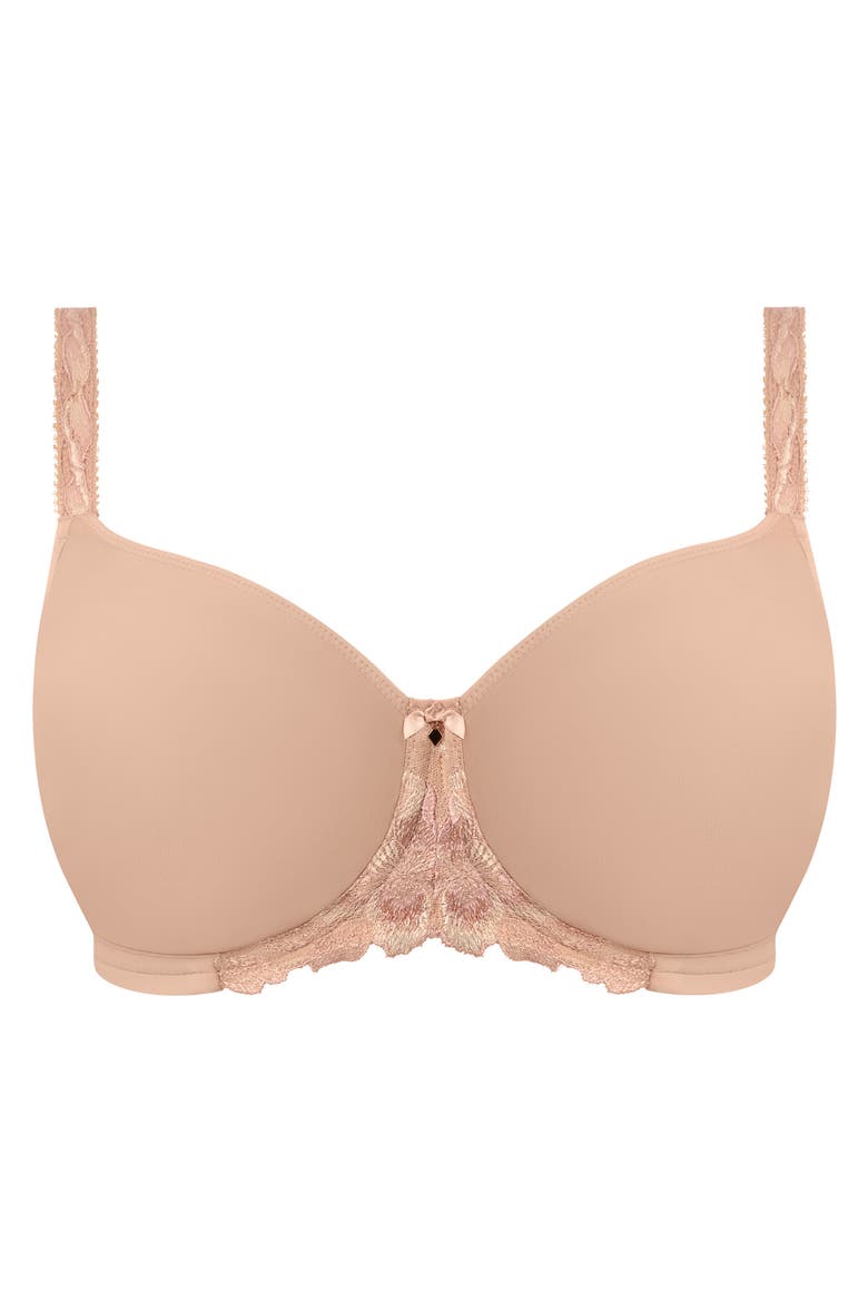 Magdalena Underwire Molded Spacer Bra, Alternate, color, NATURAL BEIGE