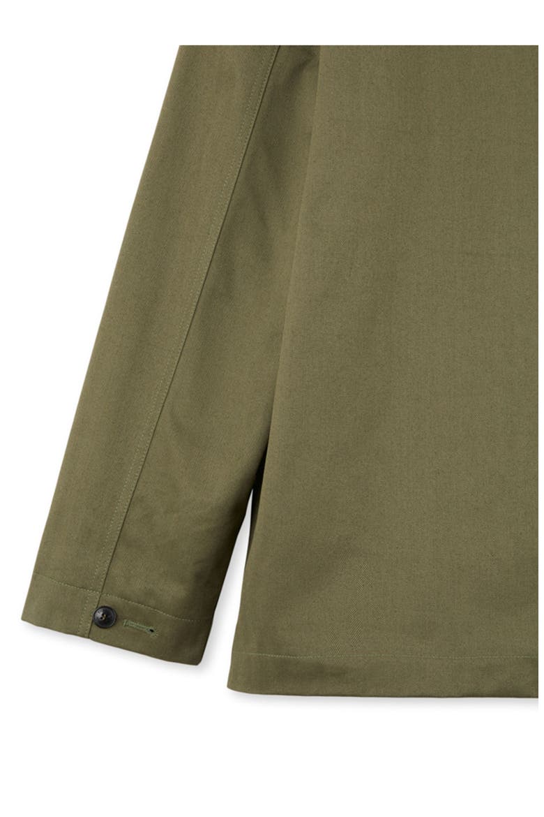 Solomonf Cotton Padded Overshirt, Alternate, color, GREEN
