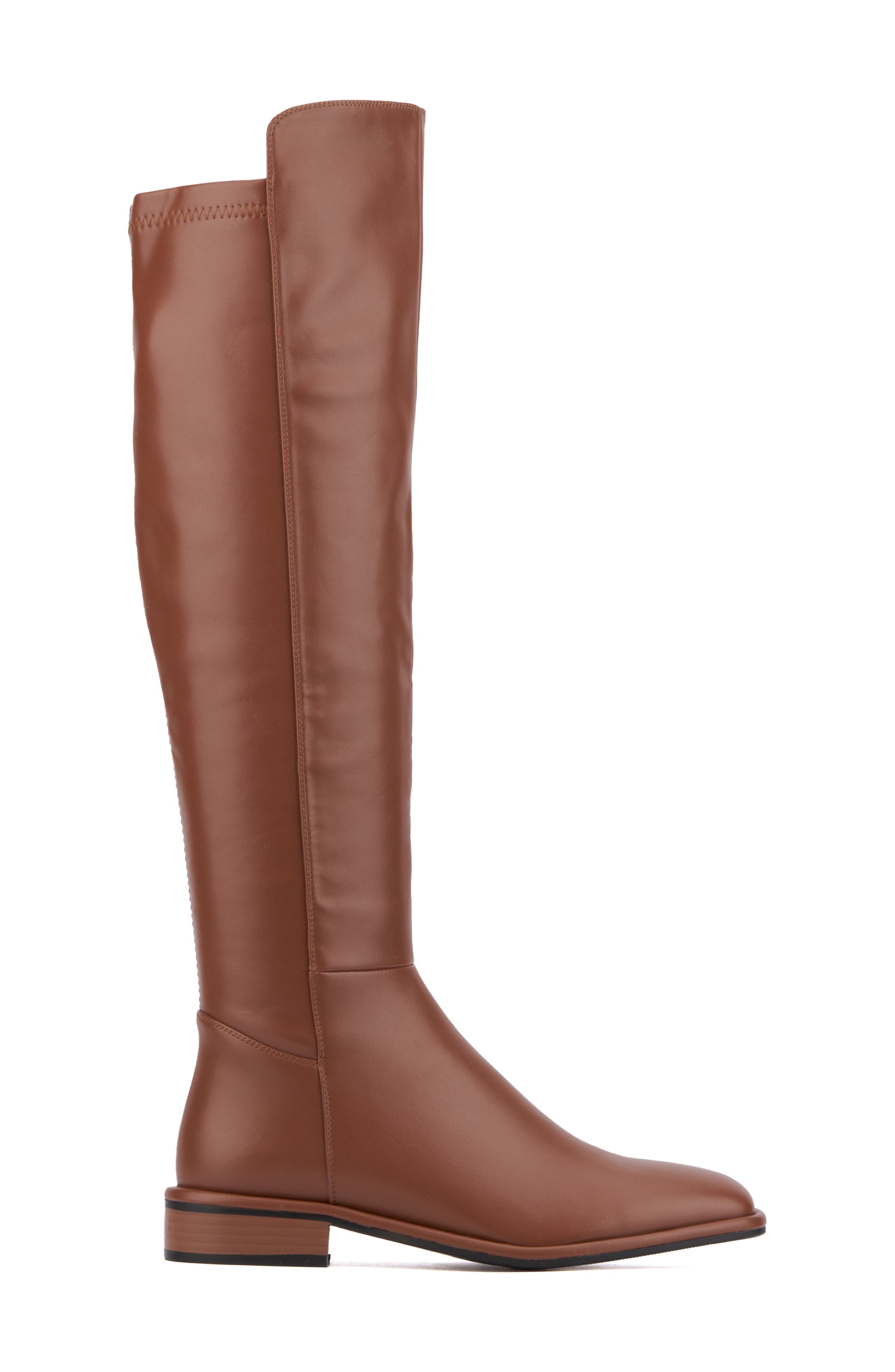 TORGEIS Knee High Boot, Alternate, color, Cognac