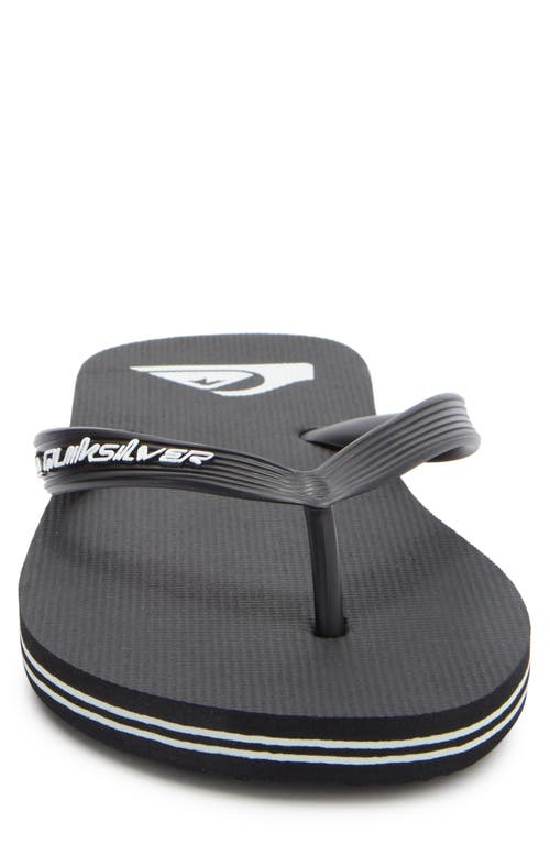 Quiksilver Molokai Core Flip Flop Sandal In Black
