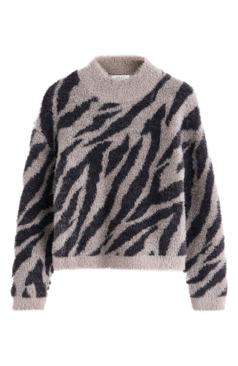 Kids' Zebra Knit Sweater (Big Kid)