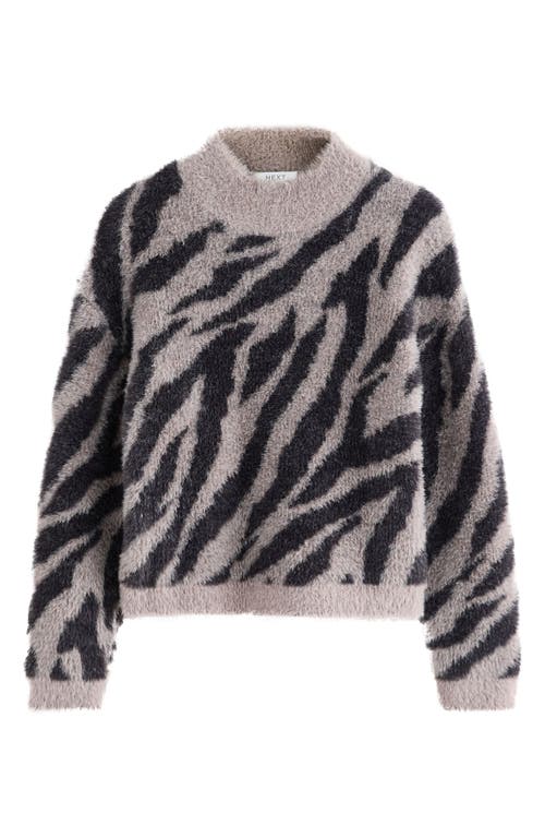 Next Kids' Zebra Knit Sweater In Multi
