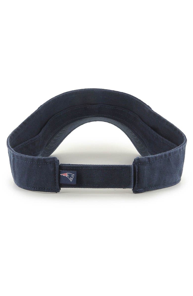 '47 Men's '47 Navy New England Patriots Clean Up Visor, Alternate, color,