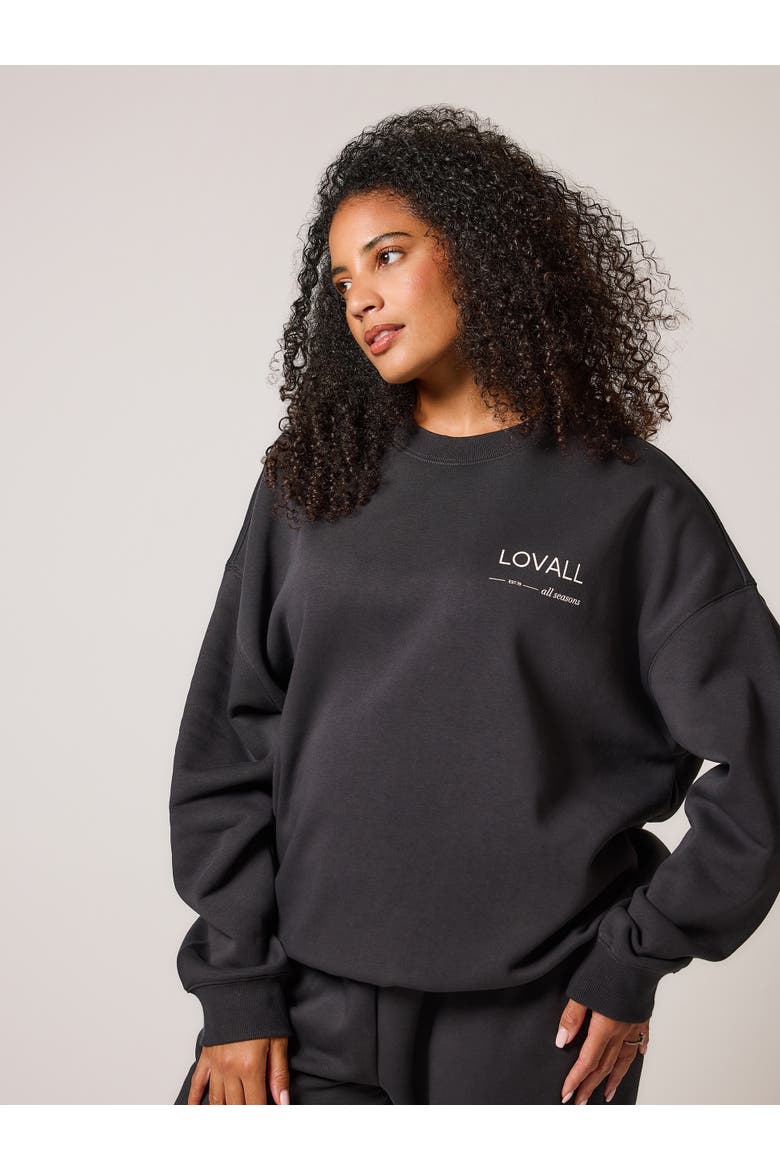 ALL SZN Oversized Sweatshirt, Alternate, color, Shadow