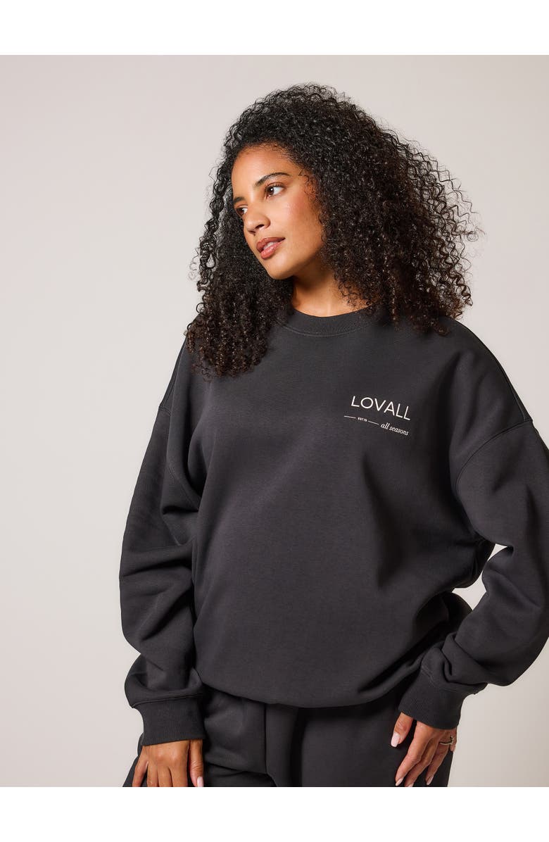 LOVALL ALL SZN Oversized Sweatshirt, Alternate, color, Shadow