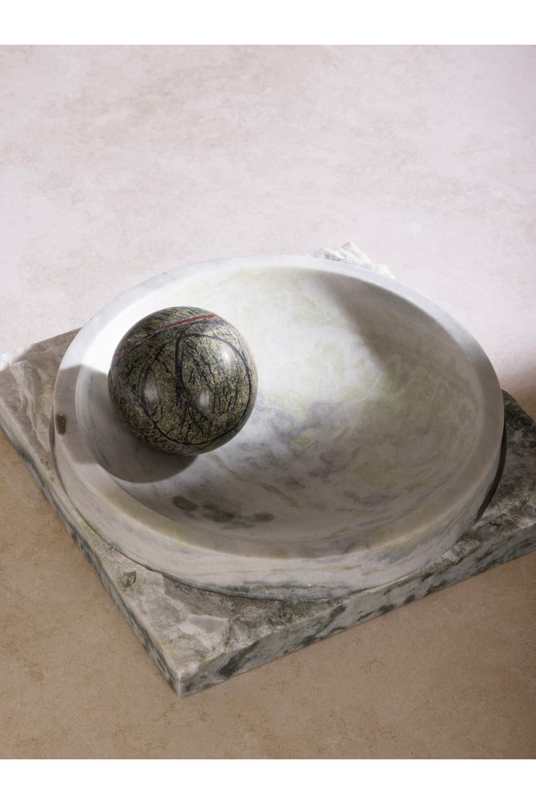 Shayne Onyx Decorative Bowl, Alternate, color, Verdant Green Onyx