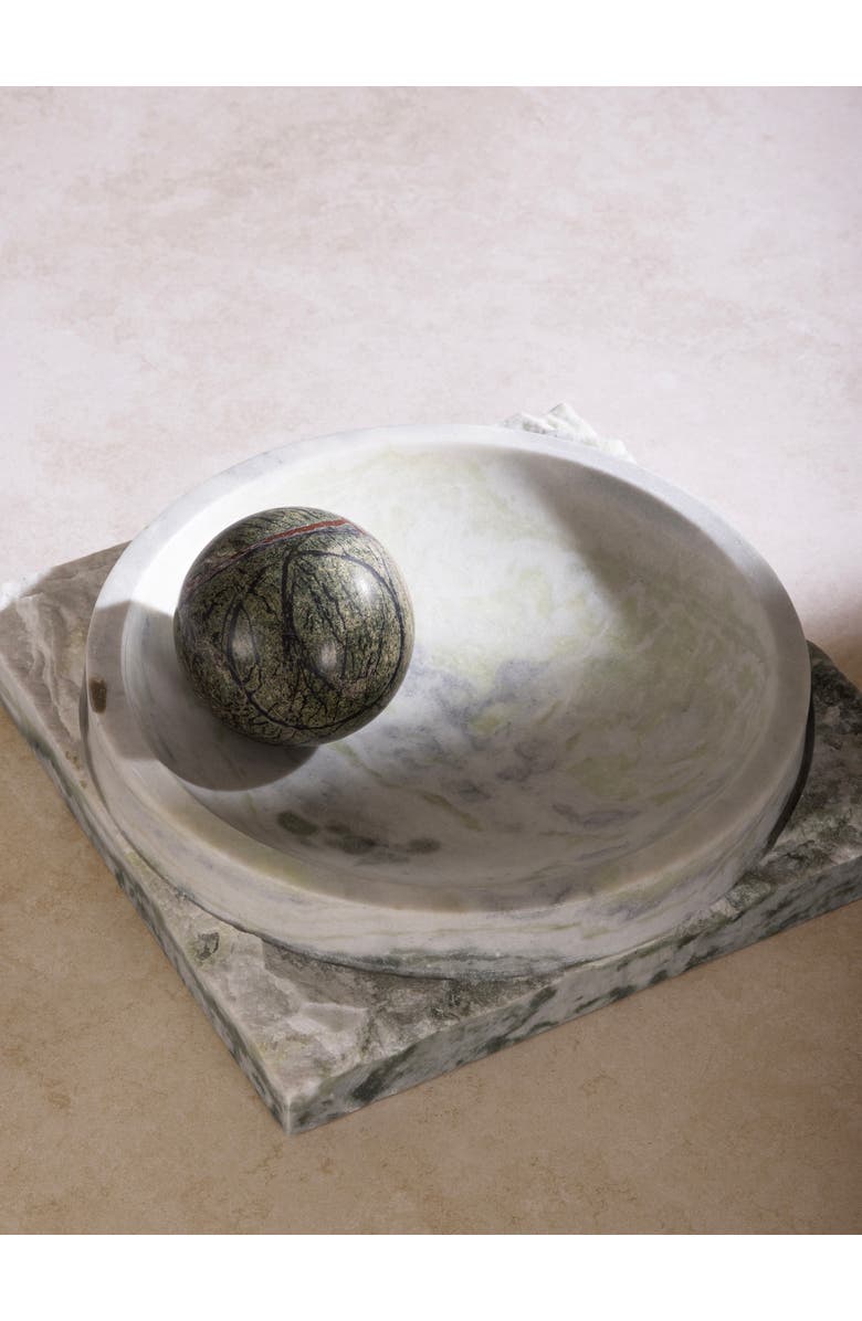 GAURI KOHLI Shayne Onyx Decorative Bowl, Alternate, color, Verdant Green Onyx