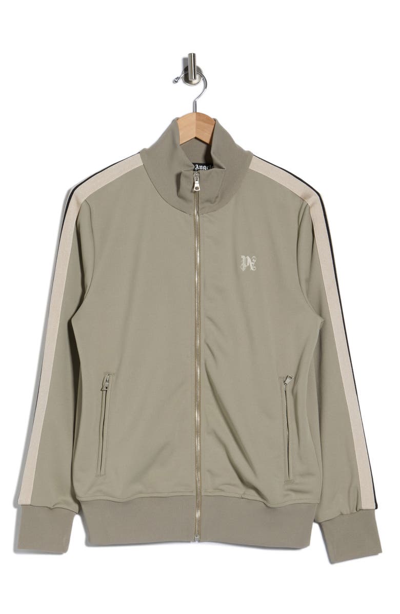 Palm Angels Track Jacket, Main, color, Grey