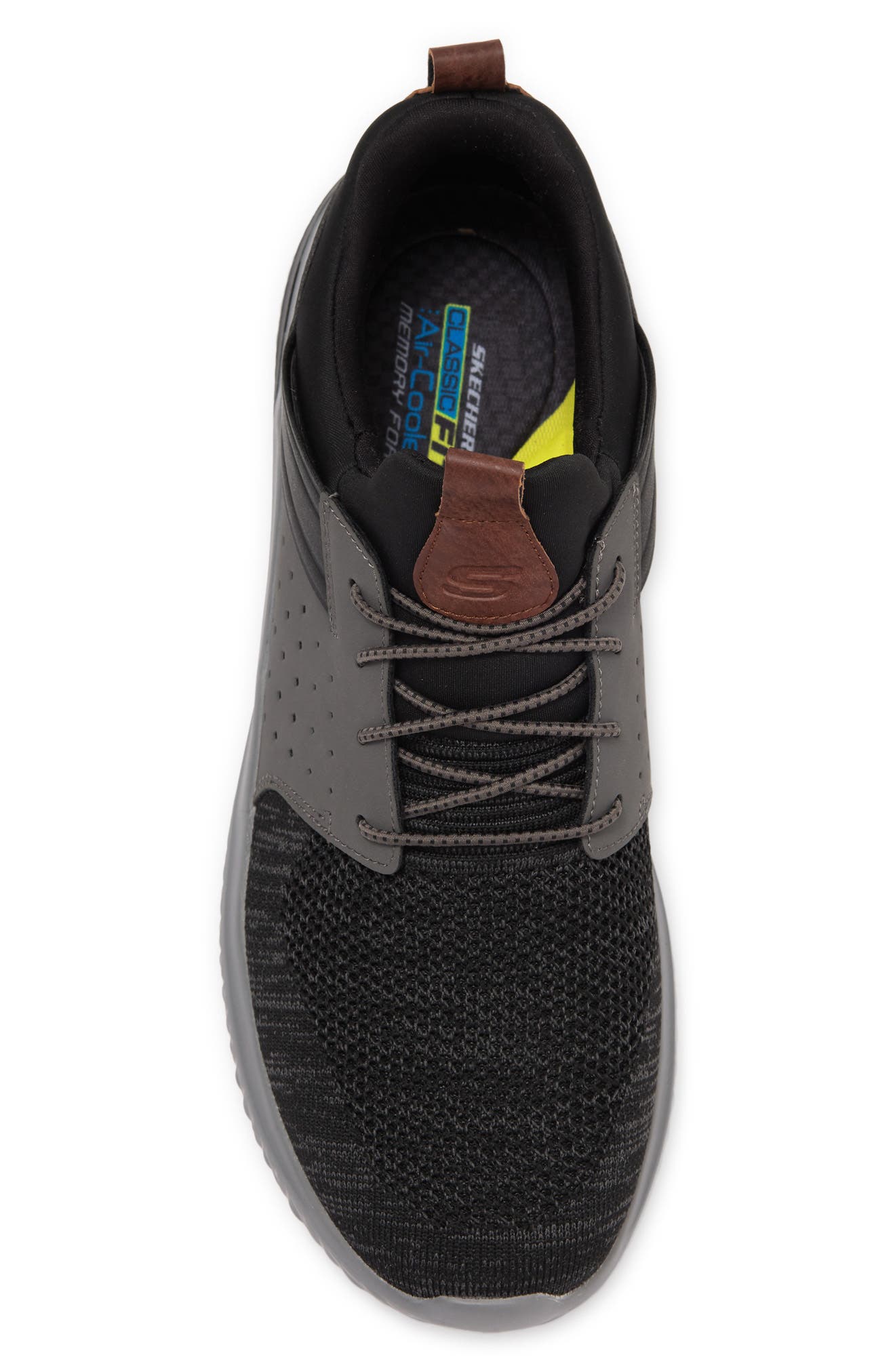 SKECHERS Delson 3.0 Cicada Slip-On Sneaker, Alternate, color, Bkgy