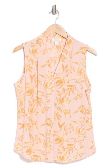 Nordstrom Rack V-neck Sleeveless Woven Shell Top