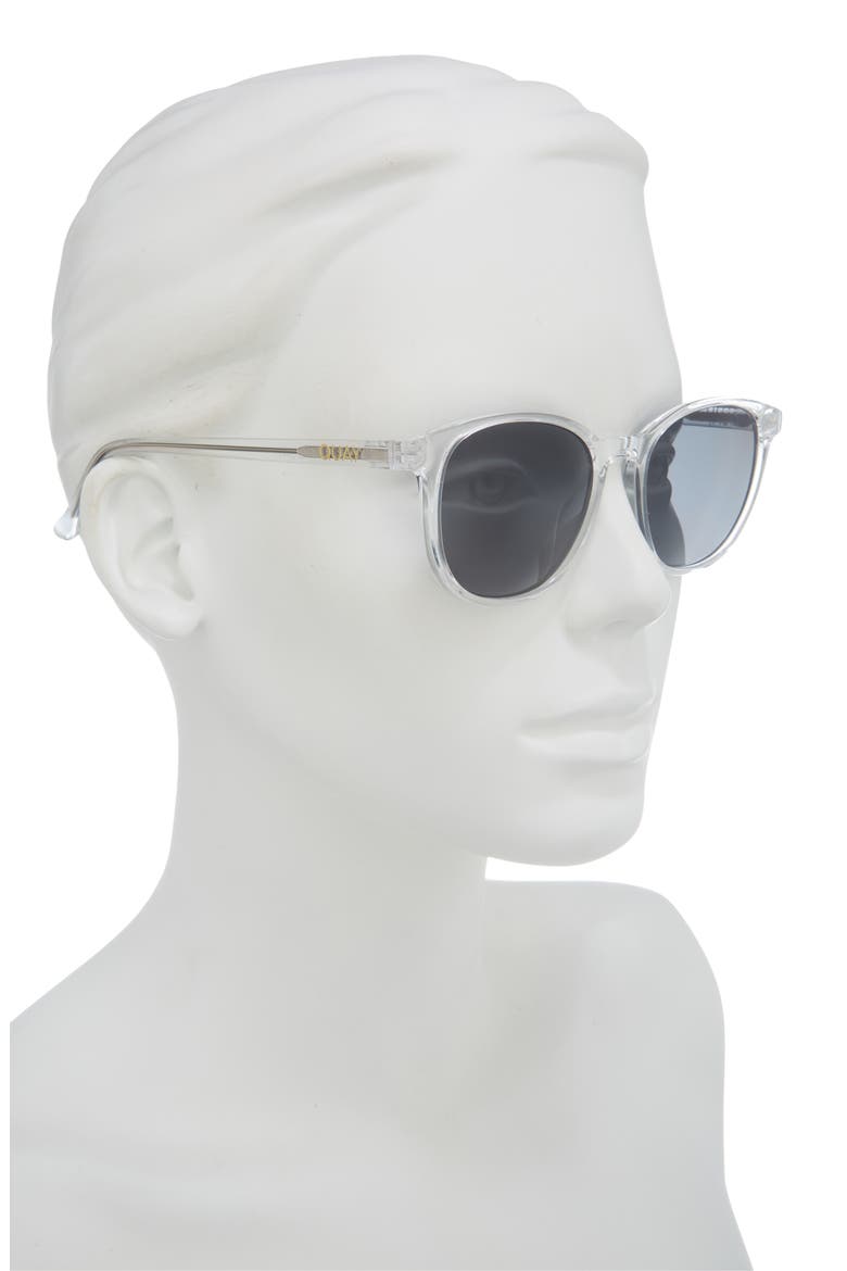 Blueprint 51mm Round Sunglasses, Alternate, color, CLEAR/ SMOKE