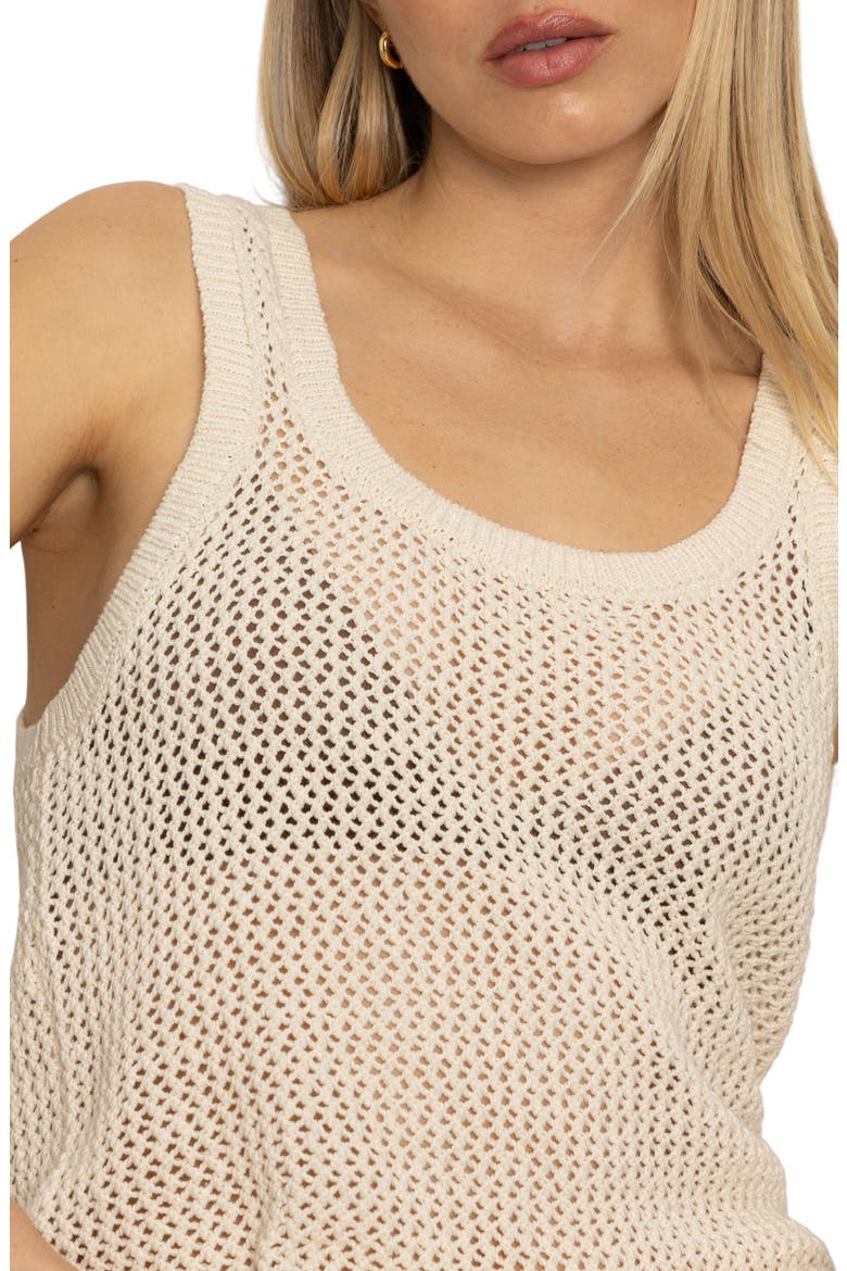 Cotton Sweater Tank, Alternate, color, MACRAME