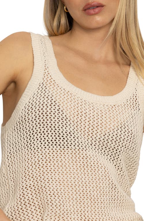 Sanctuary Open Stitch Sweater Tank