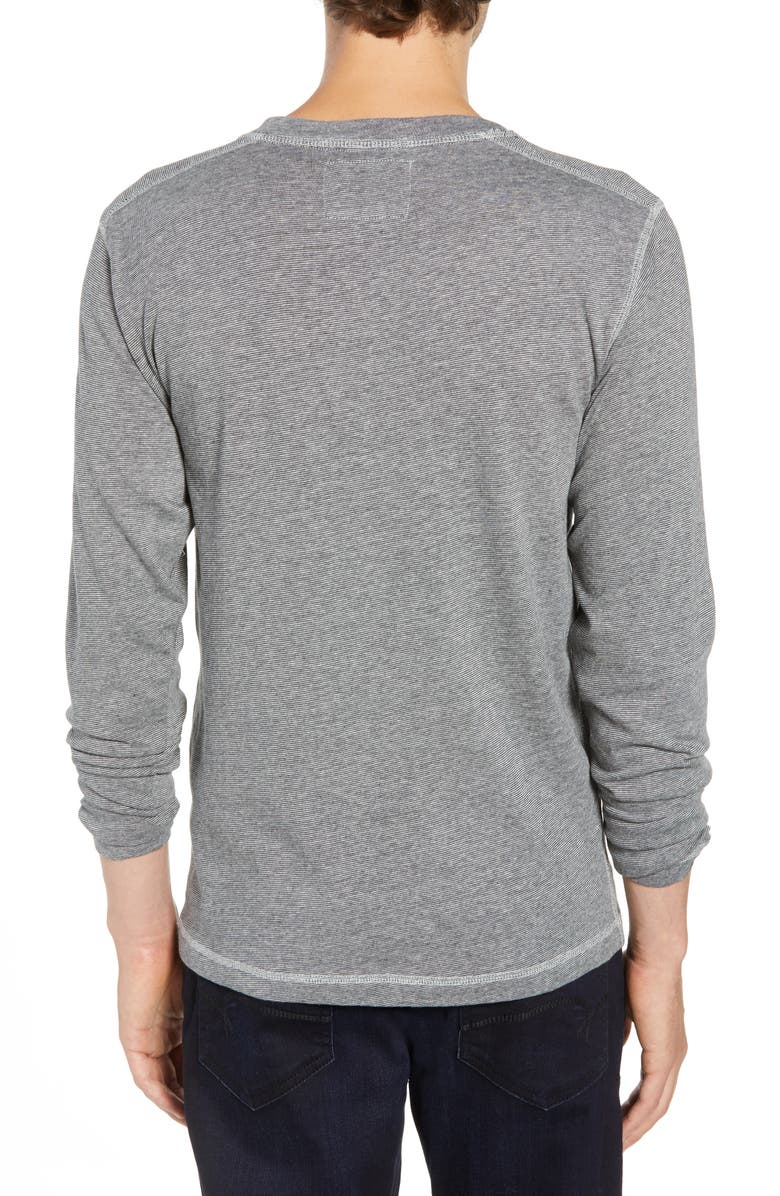 Vintage 1946 Microstripe Long Sleeve Henley, Alternate, color, 