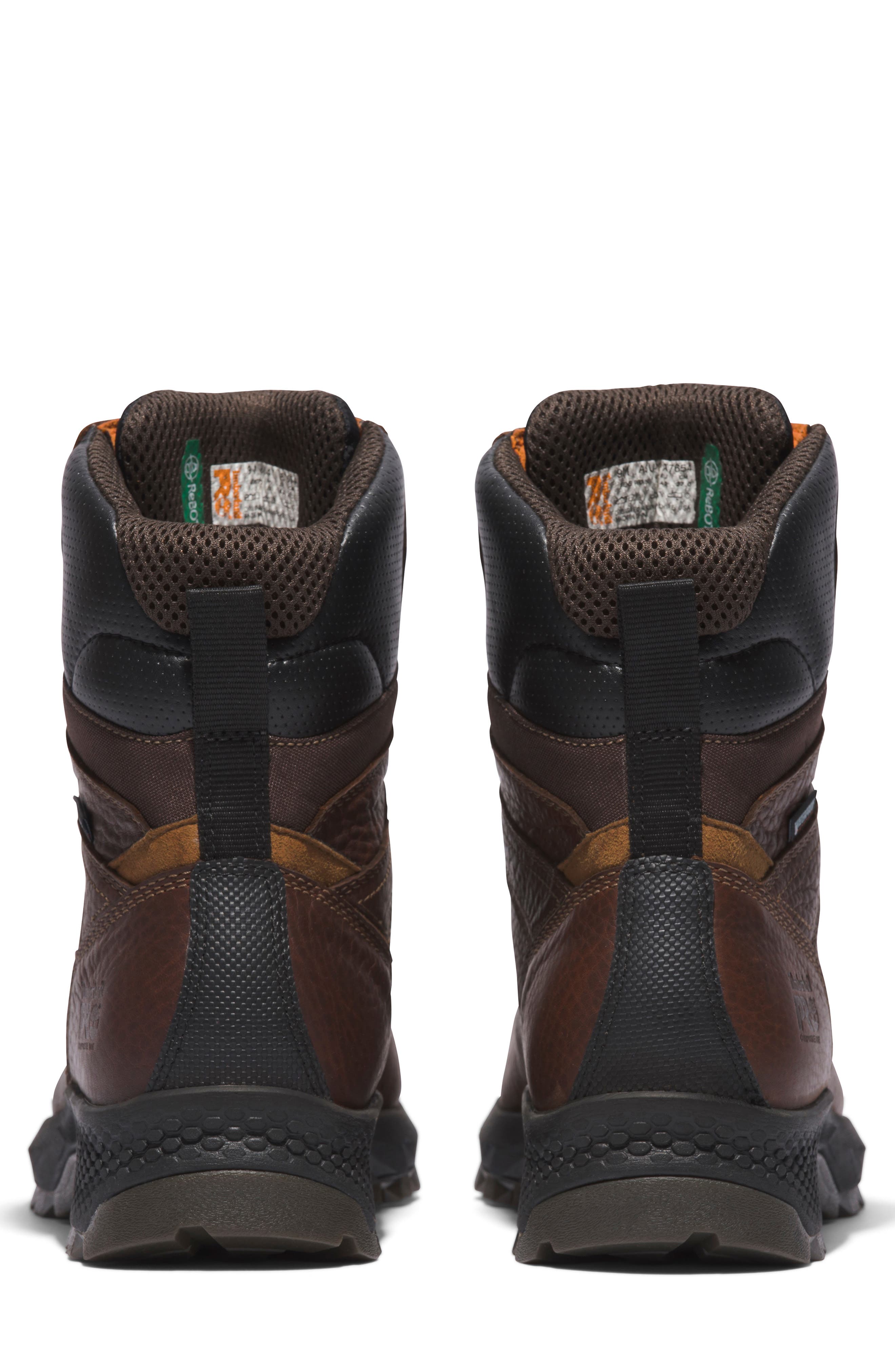 Timberland TiTAN EV 8" Composite Toe Waterproof Work Boot, Alternate, color, Brown