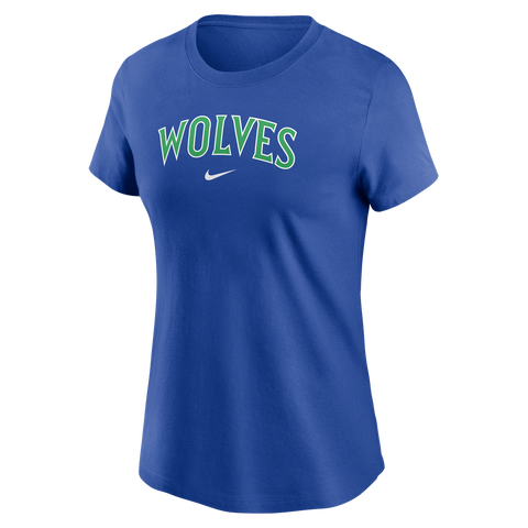 Women's Nike Blue Minnesota Timberwolves Core T-Shirt