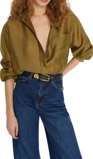 Reformation Eli Oversize Button-Up Shirt