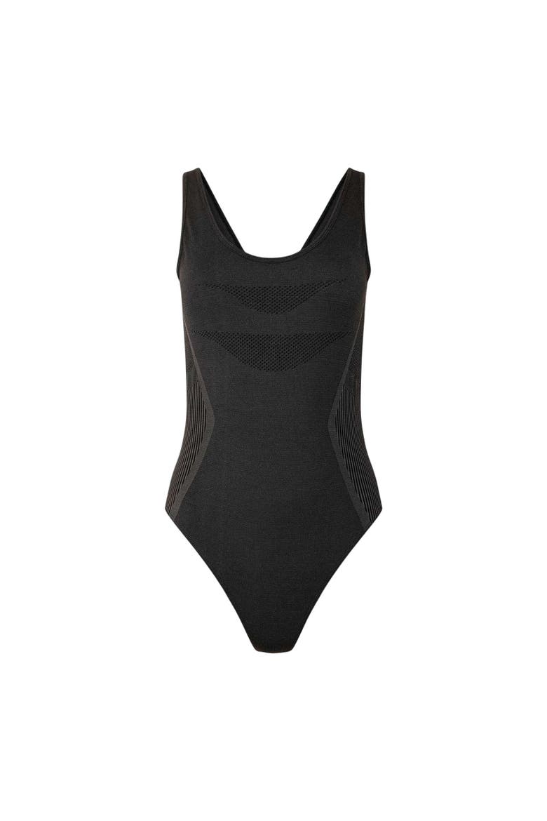 Don´t Sweat It One Piece Bathing Suit, Main, color, Black