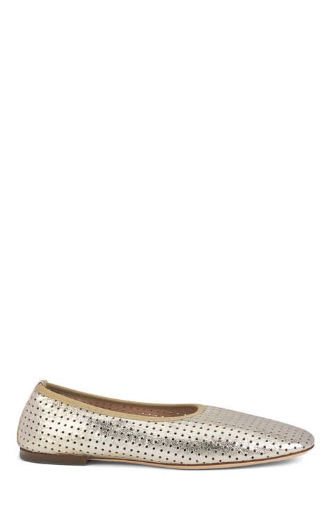 Lucy Perforated Ballet Flat
