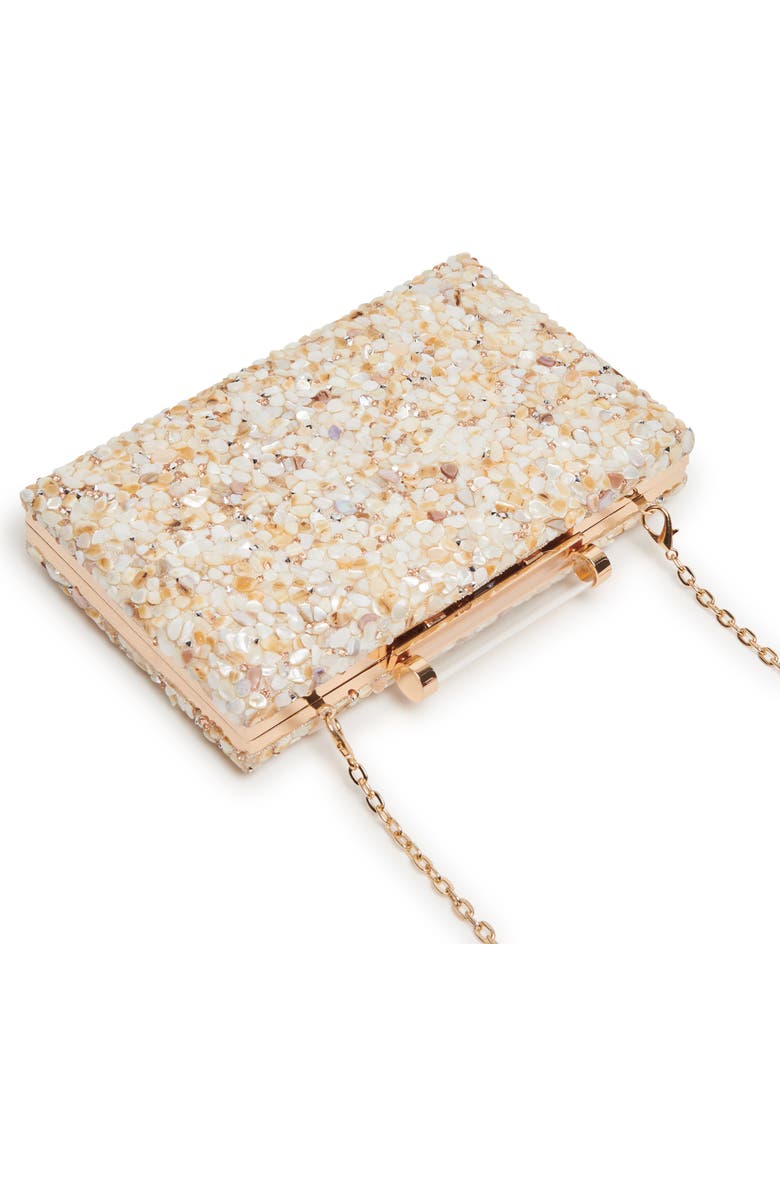 Dolce Vita Rockee Pebble Encrusted Convertible Clutch, Alternate, color,