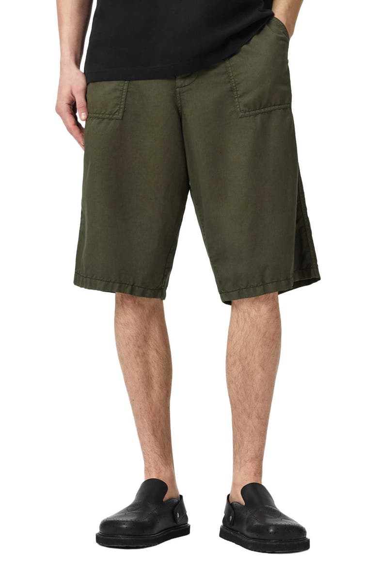 Echo Relaxed Fit Shorts, Alternate, color, MANGROVE GREEN