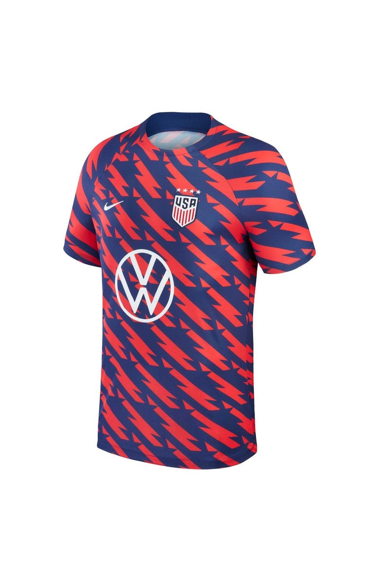 Nike Men's Nike Navy USWNT 2023/24 Academy Pro Pre-Match Top, Alternate, color, 