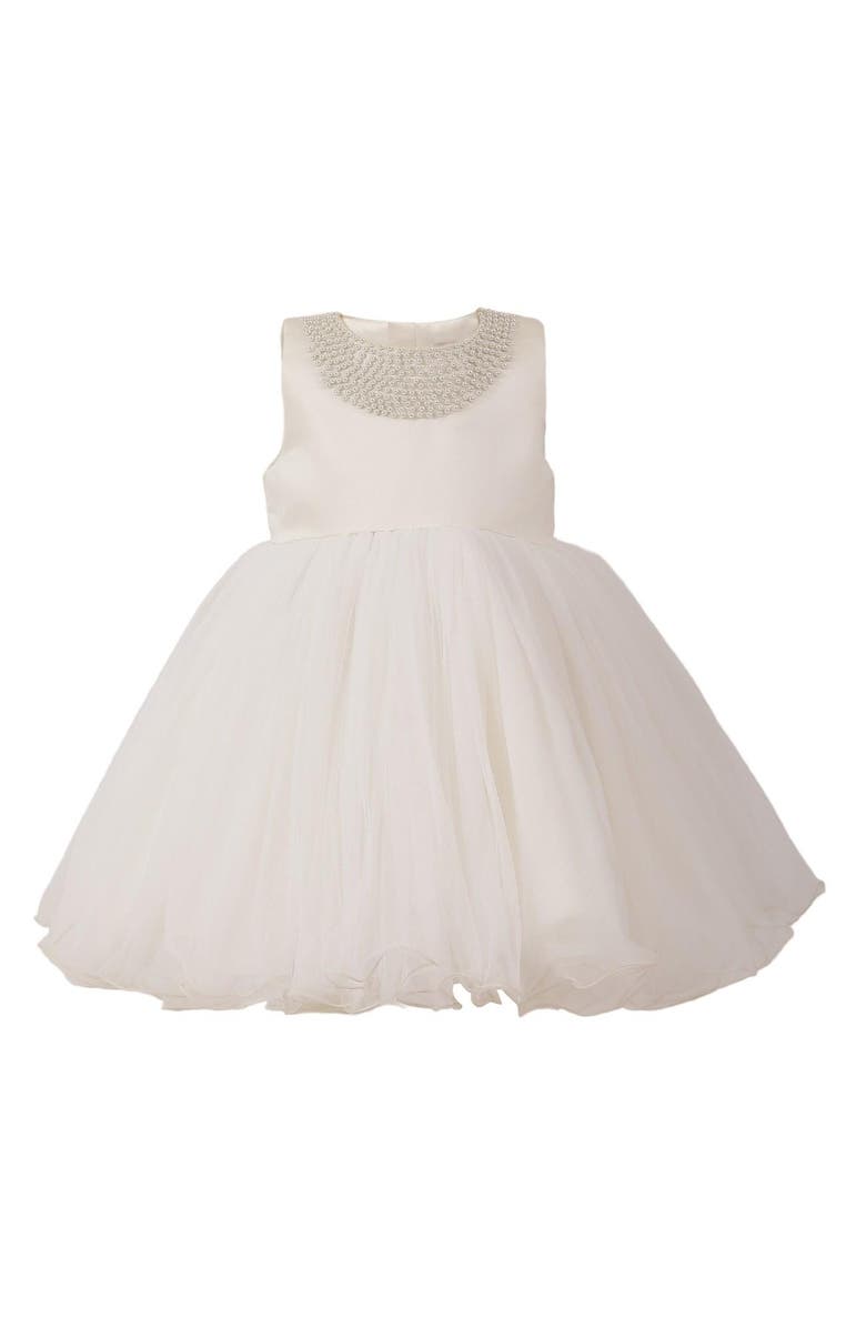 Tulleen Blossom Gown, Alternate, color, Ivory