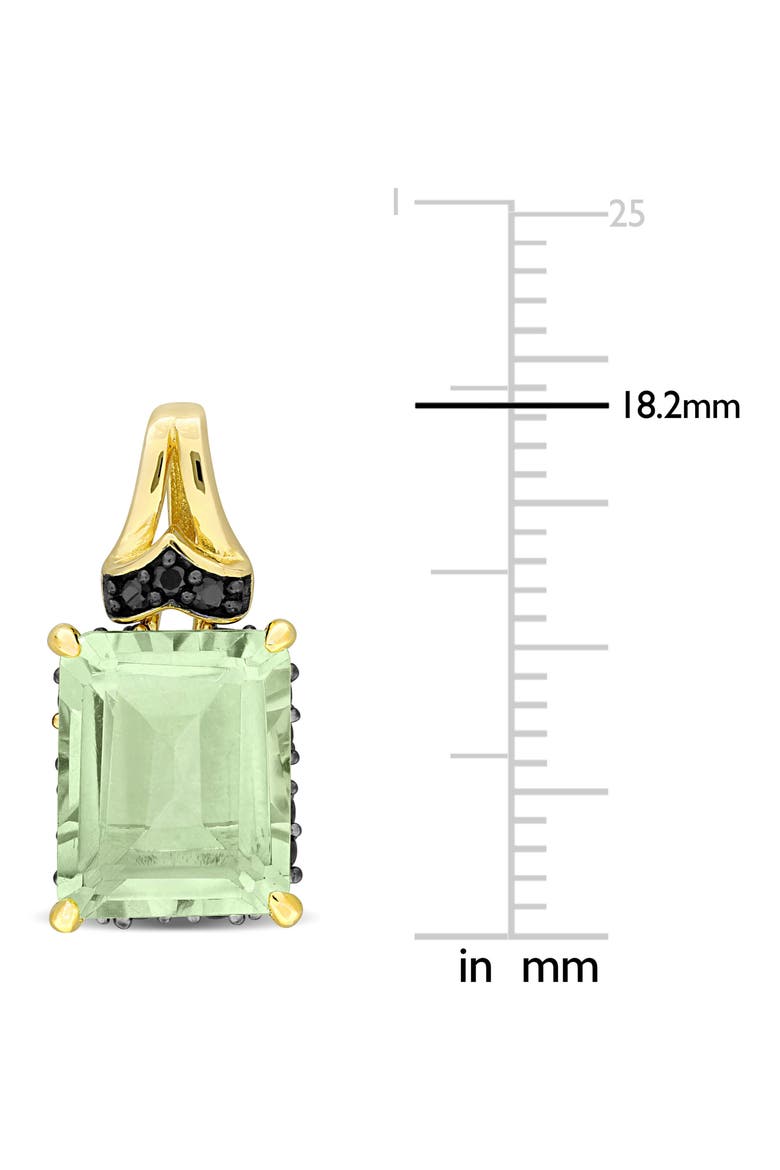 Emerald-Cut Green Quartz Stud Earrings, Alternate, color, GREEN