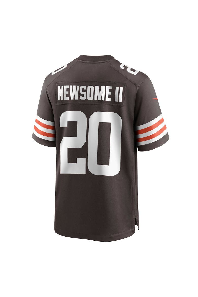 Men's Nike Gregory Newsome II Brown Cleveland Browns 2021 NFL Draft First Round Pick Game Jersey, Alternate, color, Brown