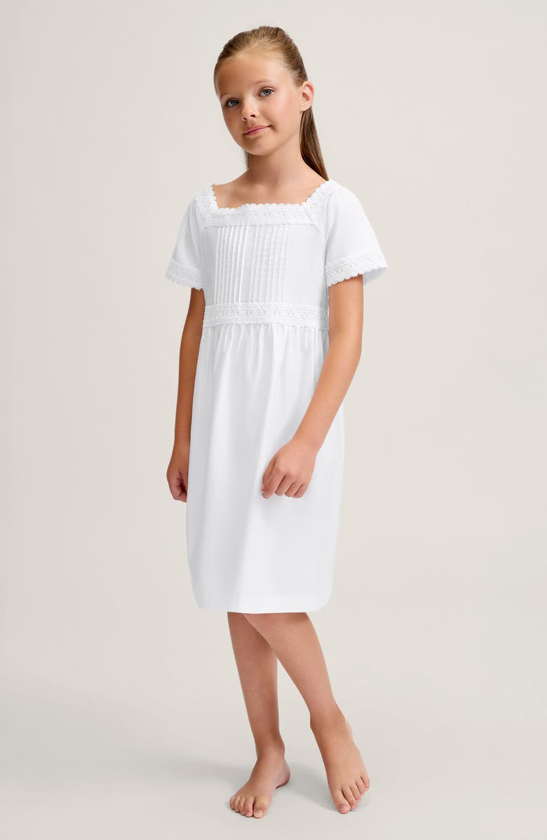 Petite Plume Juliette Nightgown, Main, color, White
