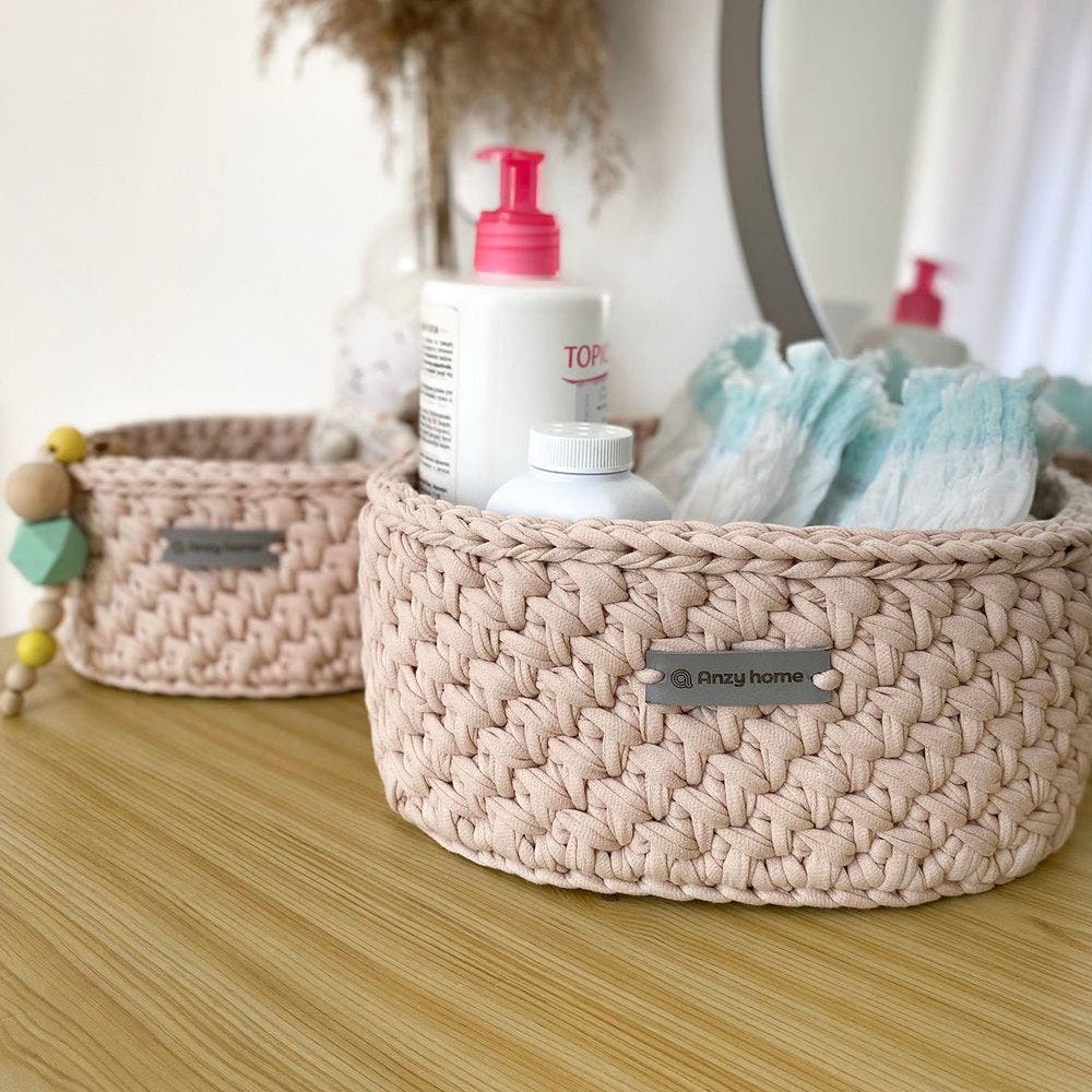 Anzy Home Diaper Caddy, Alternate, color, Pearl