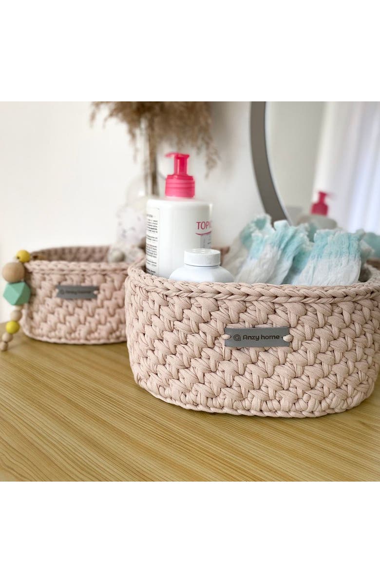 Anzy Home Diaper Caddy, Alternate, color, Pearl