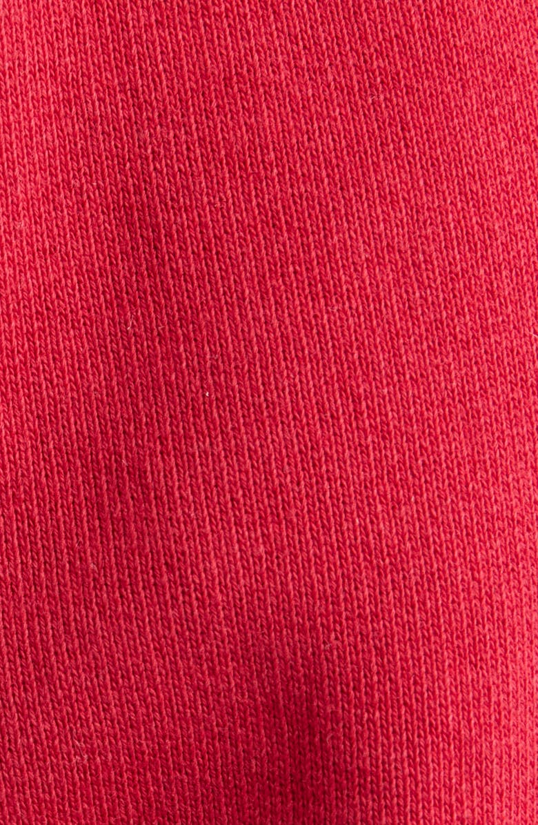 Balenciaga Big B Cursive Logo Embroidered Dry Fleece Sweatpants, Alternate, color, Red/ Black