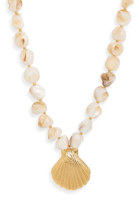 Catalina Shell Pendant Necklace
