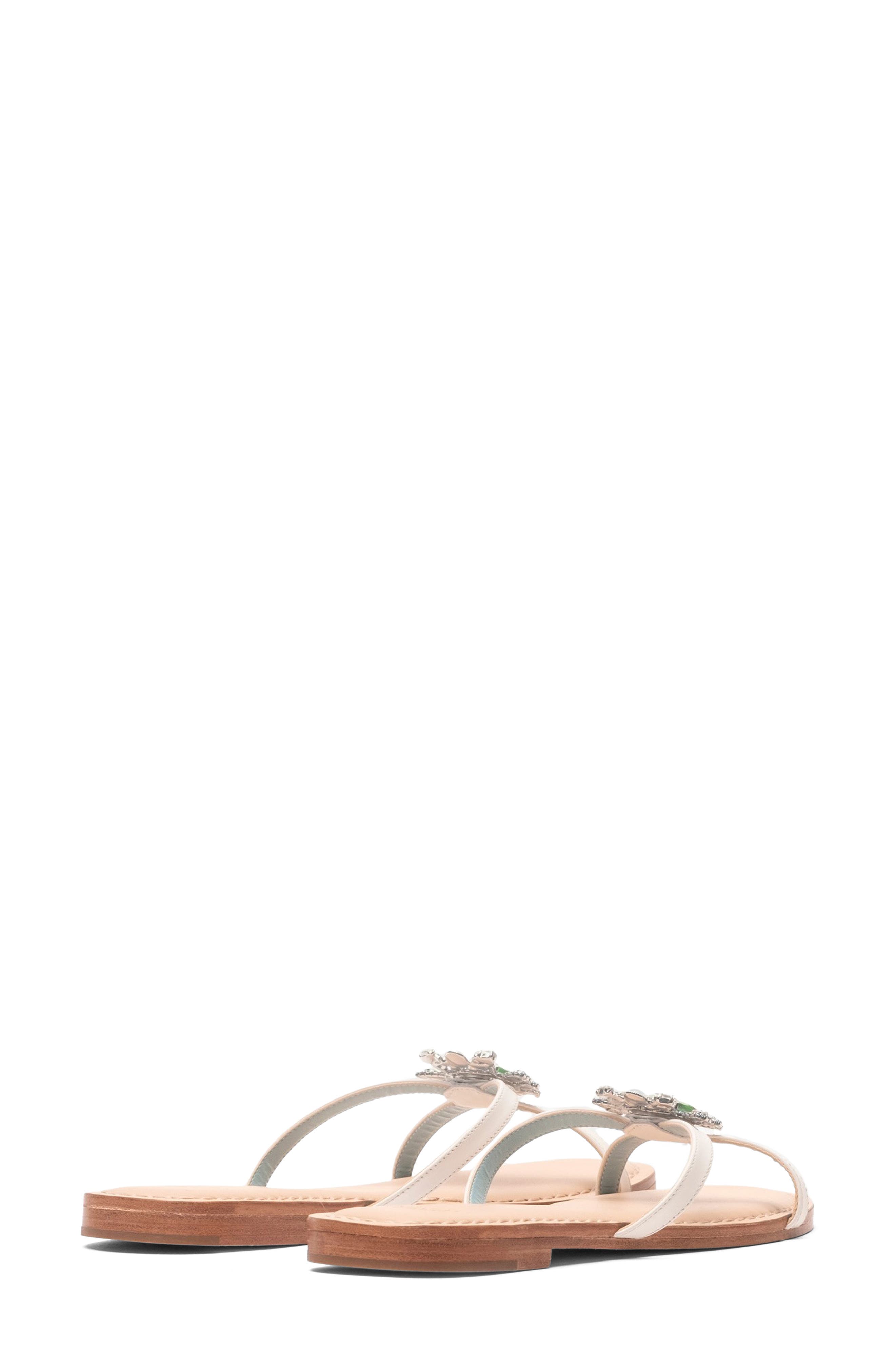 Frances Valentine Crab Slide Sandal, Alternate, color, Oyster