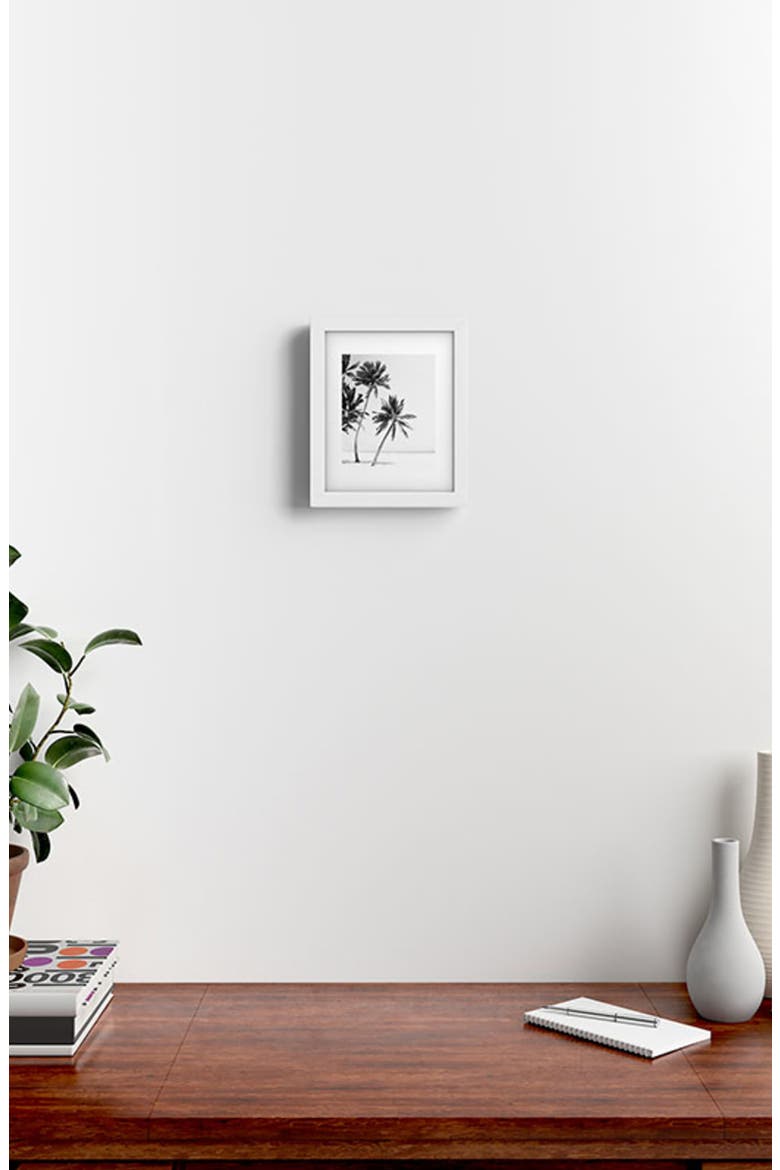 Island Framed Art Print, Alternate, color, BLACK-WHITE