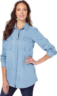 Roaman's Olivia Denim Big Shirt