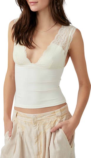 Power Pay Lace Trim Camisole