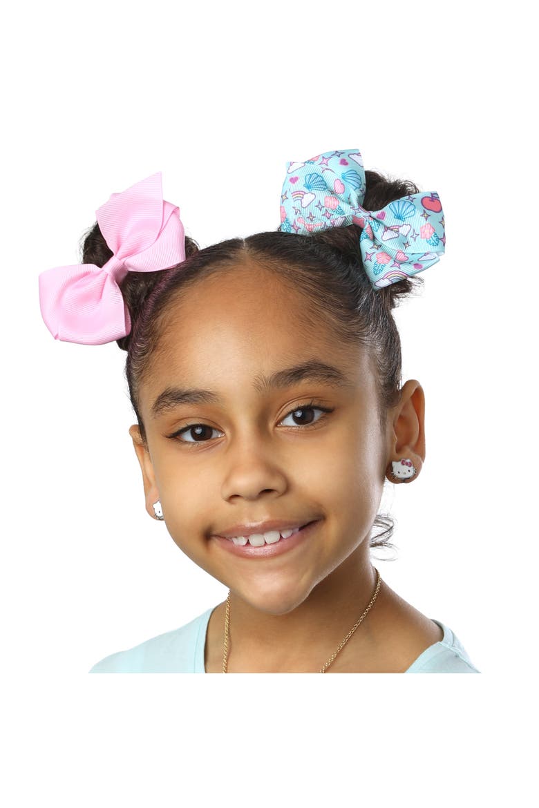 Bows for Hair 7-Piece Set Sanrio Hair Accessories, Alternate, color, Multicolored