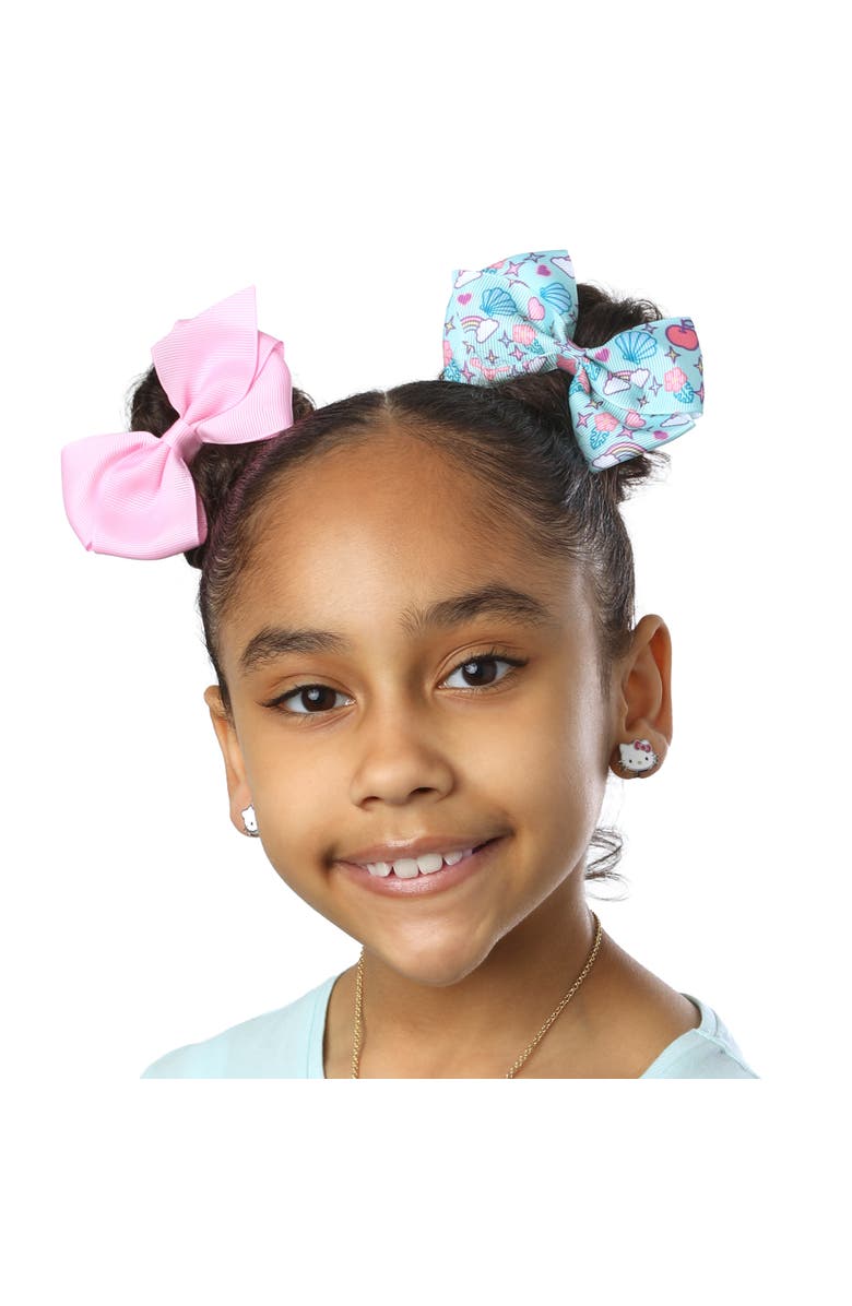 Hello Kitty Bows for Hair 7-Piece Set Sanrio Hair Accessories, Alternate, color, Multicolored