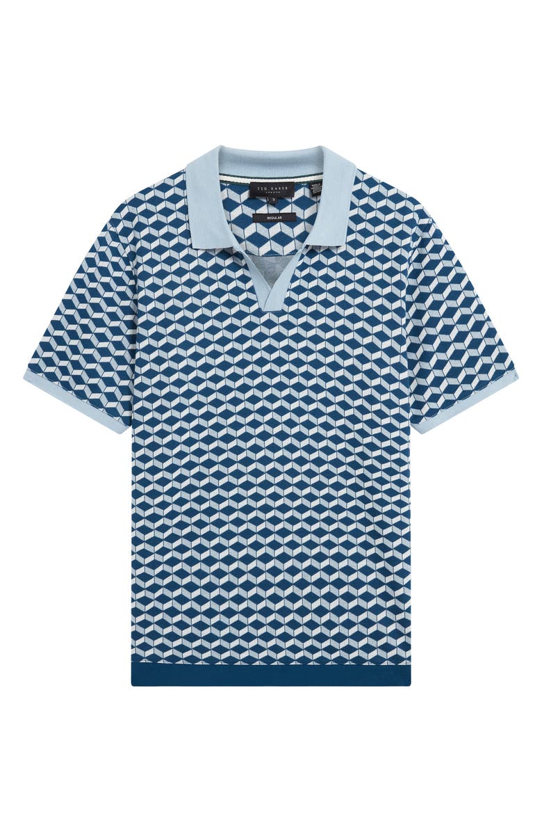 Ted Baker Lirien Johnny Collar Polo, Alternate, color, Dk-Blue
