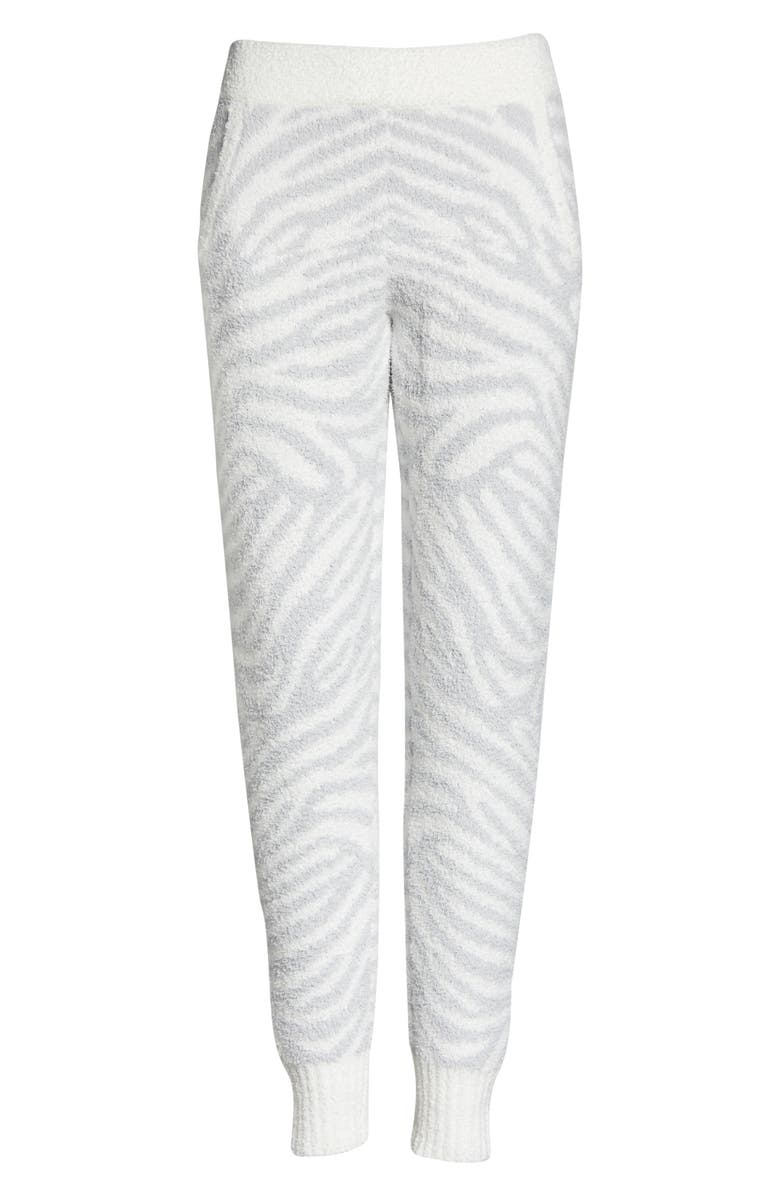UGG<sup>®</sup> Safiya High Waist Relaxed Joggers, Alternate, color, Metal Grey Zebra