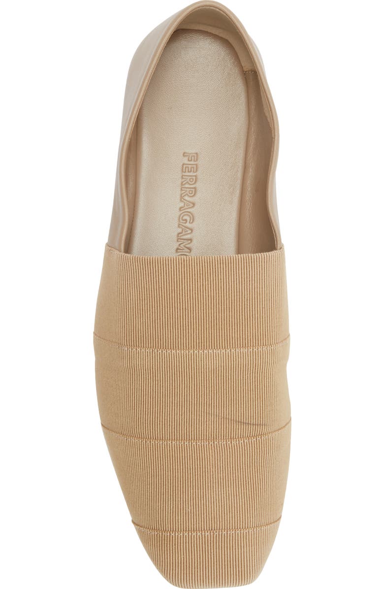 FERRAGAMO Alkes Flat Loafer, Alternate, color, Bone