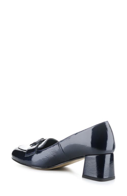 Fly London Sufi Block Heel Pump In Blue